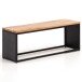 Sitzbank Holz Steinoptik 120 cm Bettbank Schlafzimmer Flurbank Modern