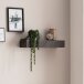Wandregal 60x10x20 cm Massivholz Steinoptik Hängeregal Regal Modern