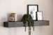 Wandregal 90x10x20 cm Massivholz Steinoptik Hängeregal Regal Modern