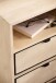 Nachttisch Boxspringbett Massivholz / Metall 43x60x30 cm Nachtkommode