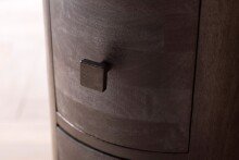 Kommode mit 4 Schubladen Sideboard 85 cm Holz Schwarz Beistellschrank