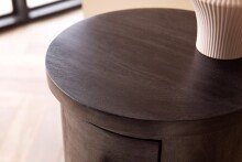 Kommode mit 4 Schubladen Sideboard 85 cm Holz Schwarz Beistellschrank