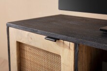 Lowboard 120x44x35 cm TV Schrank Holz Fernsehkommode Fernsehschrank