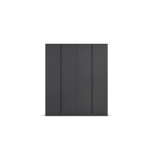 Drehtürenschrank >Modesty< in grau metallic -...
