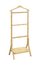 Herrendiener >24188< in natur, Bambus - 46x115x28cm...