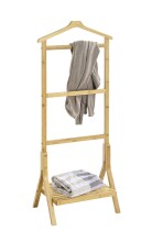 Herrendiener >24188< in natur, Bambus - 46x115x28cm (BxHxT)