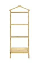 Herrendiener >24188< in natur, Bambus - 46x115x28cm (BxHxT)