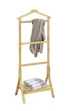 Herrendiener >24188< in natur, Bambus - 46x115x28cm (BxHxT)
