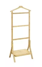 Herrendiener >24188< in natur, Bambus - 46x115x28cm (BxHxT)