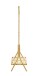 Herrendiener >24188< in natur, Bambus - 46x115x28cm (BxHxT)