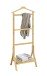 Herrendiener >24188< in natur, Bambus - 46x115x28cm (BxHxT)