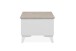 Couchtisch >Bertrix< in Sandstein / weiß - 100x40x55cm (BxHxT)