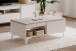 Couchtisch >Bertrix< in Sandstein / weiß - 100x40x55cm (BxHxT)