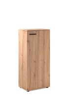 Schuhschrank >Satos< in Dekor Artisan Oak - 50x105x34cm (BxHxT)