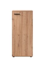 Schuhschrank >Satos< in Dekor Artisan Oak - 50x105x34cm (BxHxT)