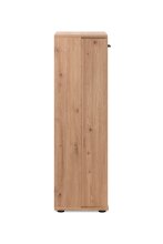 Schuhschrank >Satos< in Dekor Artisan Oak - 50x105x34cm (BxHxT)
