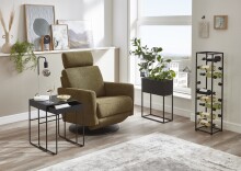 Flaschenregal >24562< in schwarz, Metall - 26x104x24cm (BxHxT)