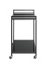 Beistelltisch >24597< in schwarz - 50x69x36 (BxHxT)