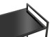 Beistelltisch >24597< in schwarz - 50x69x36 (BxHxT)