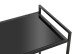 Beistelltisch >24597< in schwarz - 50x69x36 (BxHxT)