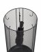 Schirmständer >24598< in schwarz, Metall - 48x26cm (HxD)