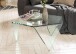 Couchtisch >2070< in Klarglas, Glas - 80x42cm (BxH)