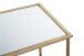Beistelltisch >24743< in gold, Metall, Spiegel 5 mm - 39x53x39cm (BxHxT)