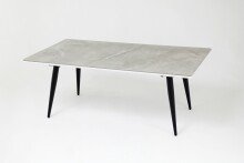Couchtisch >2120-38< in Keramik Hochglanz grau...