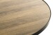 Beistelltisch >24867< in schwarz-eiche, MDF, Metall - 48x60cm (HxD)