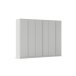 Drehtürenschrank >Modesty< in seidengrau aus Holzwerkstoff - 271x210x54 (BxHxT)