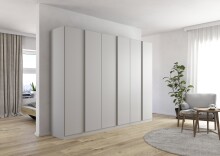 Drehtürenschrank >Modesty< in seidengrau aus...