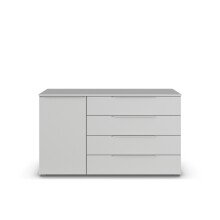 Sideboard >Modesty< in seidengrau 140x81x42 (BxHxT)