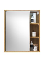 GREECE Spiegelschrank Bad mit LED-Beleuchtung in Wotan...
