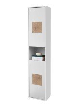 GREECE Badezimmer Hochschrank in Weiß mit...