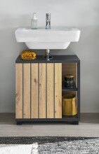 NIZZA Badezimmer Waschbeckenunterschrank in Graphit,...