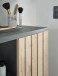 NIZZA Badezimmer Waschbeckenunterschrank in Graphit, Artisan Eiche Optik - Bad Unterschrank Badezimmerschrank mit viel Stauraum - 60 x 60 x 37 cm (B/H/T)