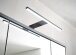 LEONE Spiegelschrank Bad mit LED-Beleuchtung in Graphit - Badezimmerspiegel Schrank mit viel Stauraum - 80 x 70 x 20 cm (B/H/T)