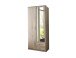 Drehtürenschrank >Duo< in SAN REMO EICHE NACHBILDUNG - 91x199x58cm (BxHxT)