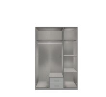 Drehtürenschrank >Duo< in SAN REMO EICHE NACHBILDUNG - 135x199x58cm (BxHxT)