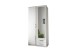 Drehtürenschrank >Duo< in WEISS,AUFLEISTUNGEN CHROM - 91x199x58cm (BxHxT)