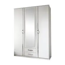 Drehtürenschrank >Duo< in WEISS,AUFLEISTUNGEN...