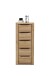 Kommode >Greta< in Eiche Dekor, Eiche teilmassiv - 60x141x40cm (BxHxT)