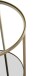 Beistelltisch >25232< in gold - 55x39 (HxD)