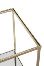 Beistelltisch >25233< in gold - 39x55x39 (BxHxT)