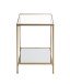 Beistelltisch >25233< in gold - 39x55x39 (BxHxT)