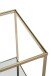 Beistelltisch >25233< in gold - 39x55x39 (BxHxT)