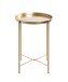 Beistelltisch >25266< in gold, Metall - 50x39cm (HxD)