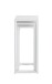 Blumentisch >25359< (3er-Set) in weiß, Metall - 22x61x22cm (BxHxT)