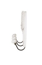 Garderobenleiste >25386< in weiß gewischt - 50x22x7 (BxHxT)