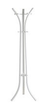 Garderobenständer >25388< in weiß, Metall - 177x45cm (HxD)